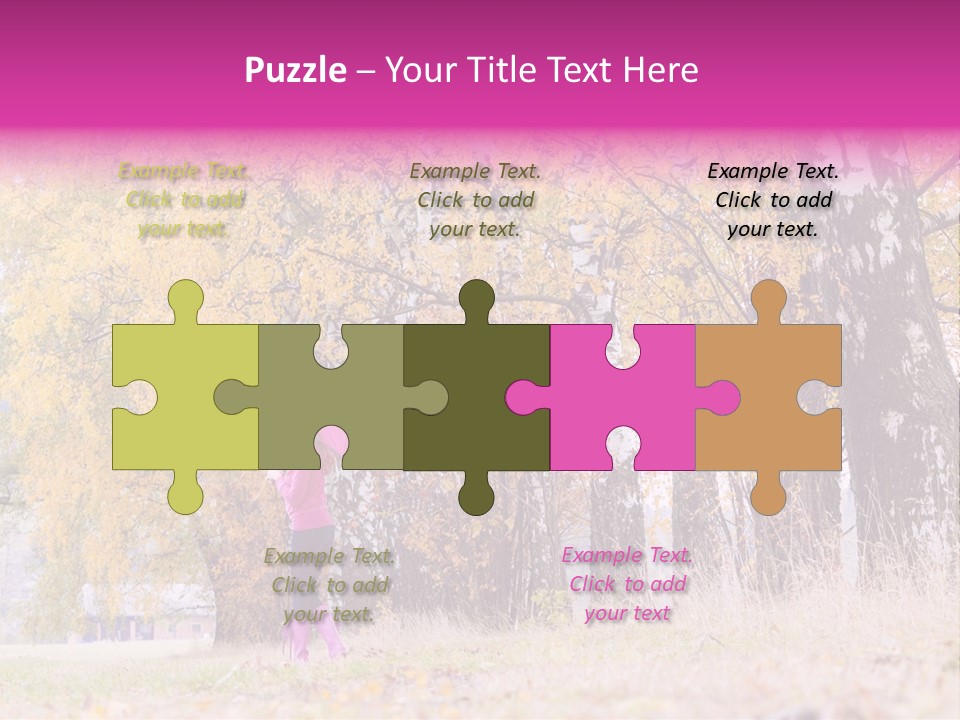 People Rear View One PowerPoint Template
