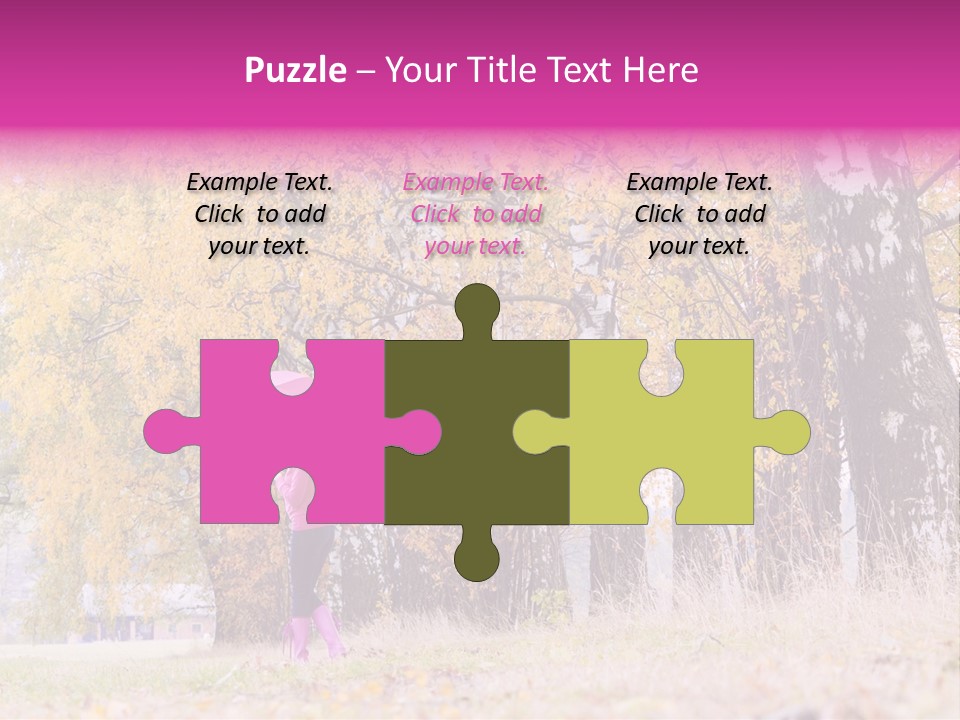 People Rear View One PowerPoint Template