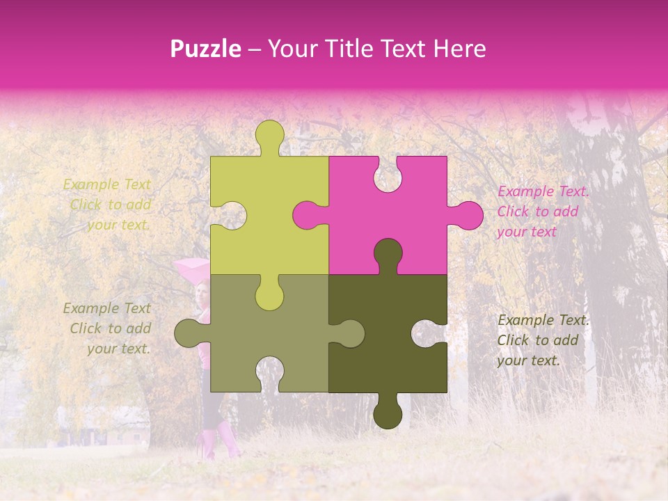 People Rear View One PowerPoint Template