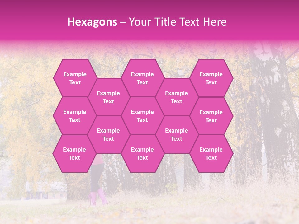 People Rear View One PowerPoint Template