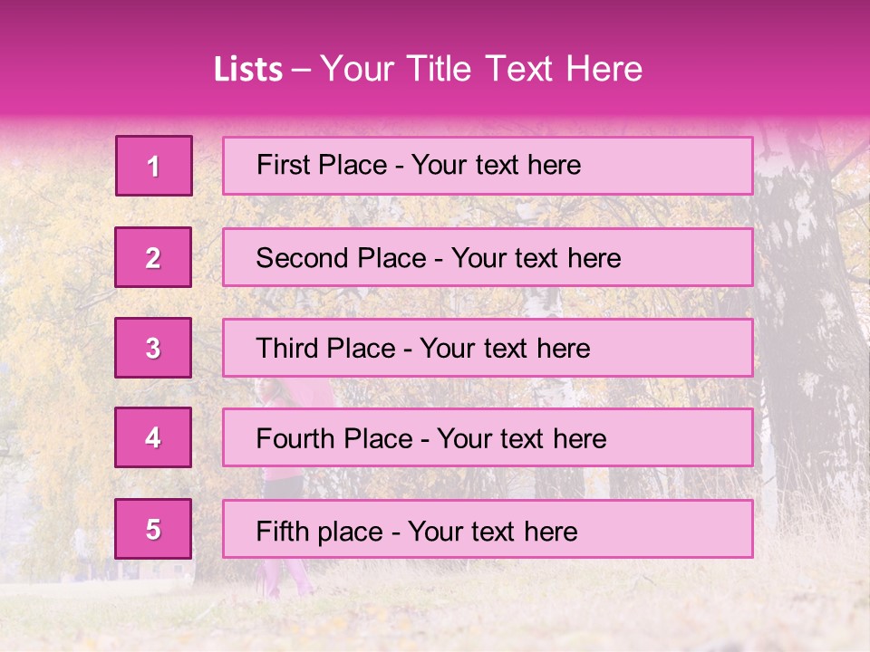 People Rear View One PowerPoint Template