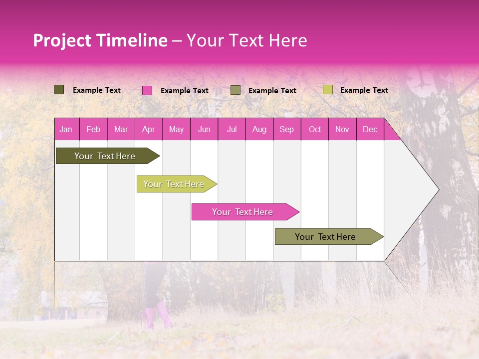 People Rear View One PowerPoint Template
