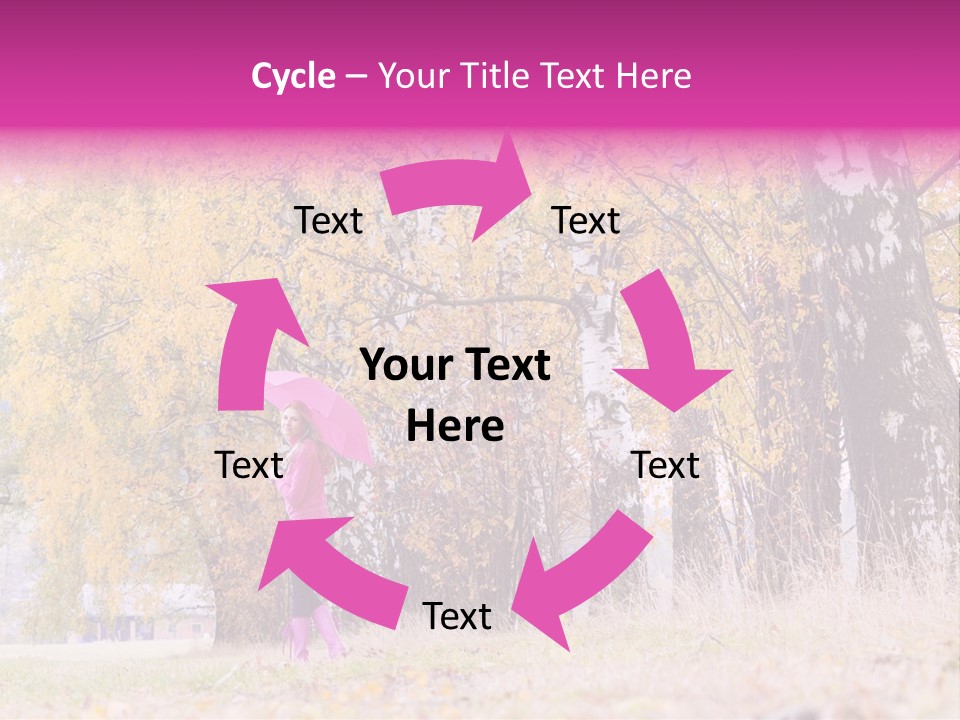 People Rear View One PowerPoint Template