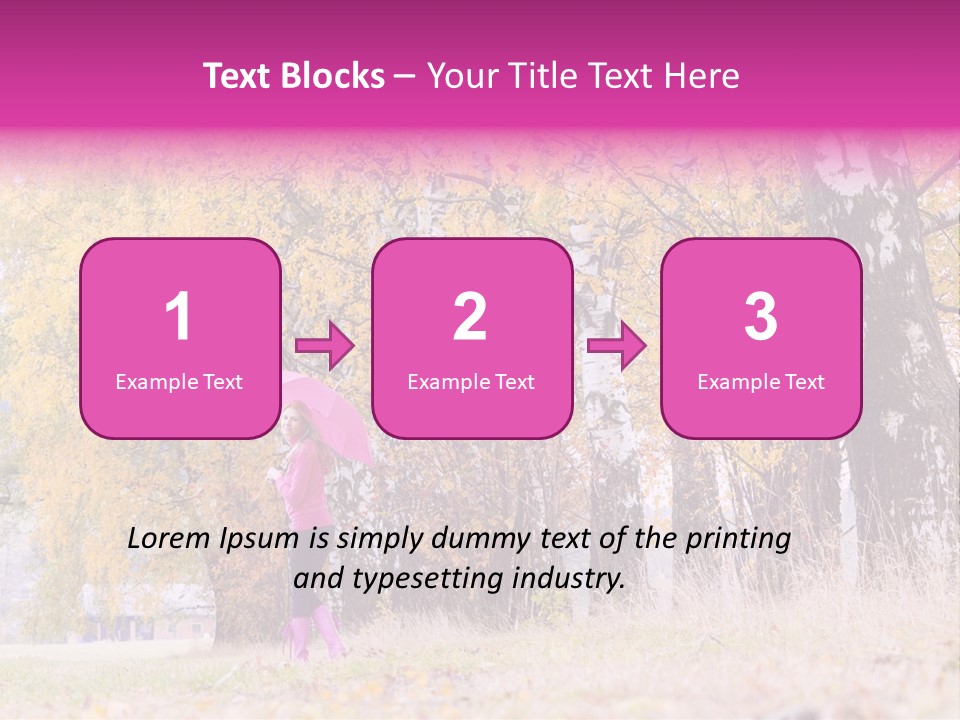 People Rear View One PowerPoint Template