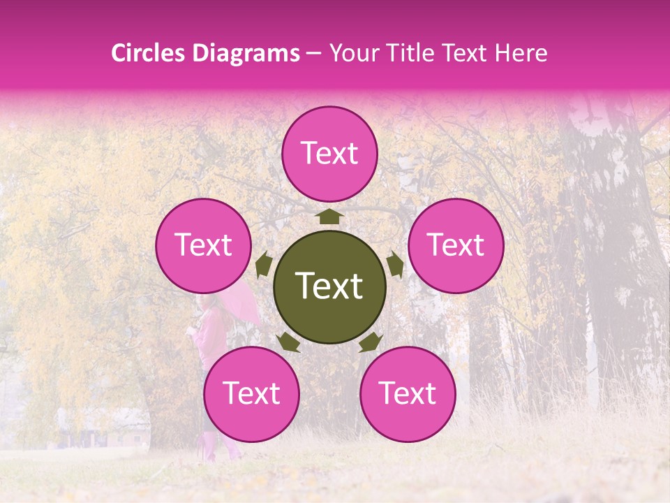 People Rear View One PowerPoint Template