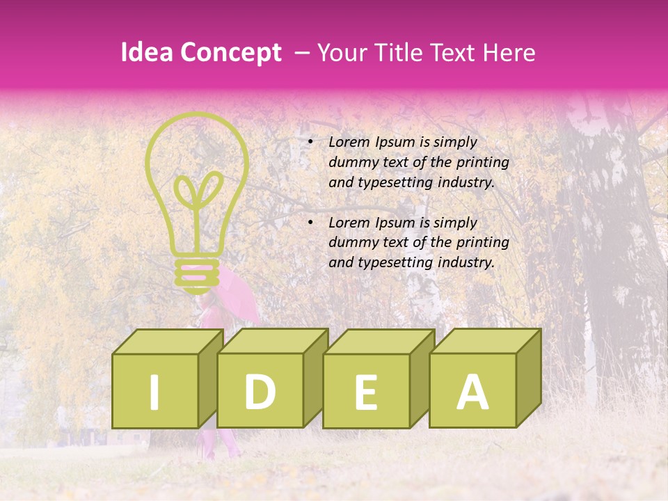 People Rear View One PowerPoint Template