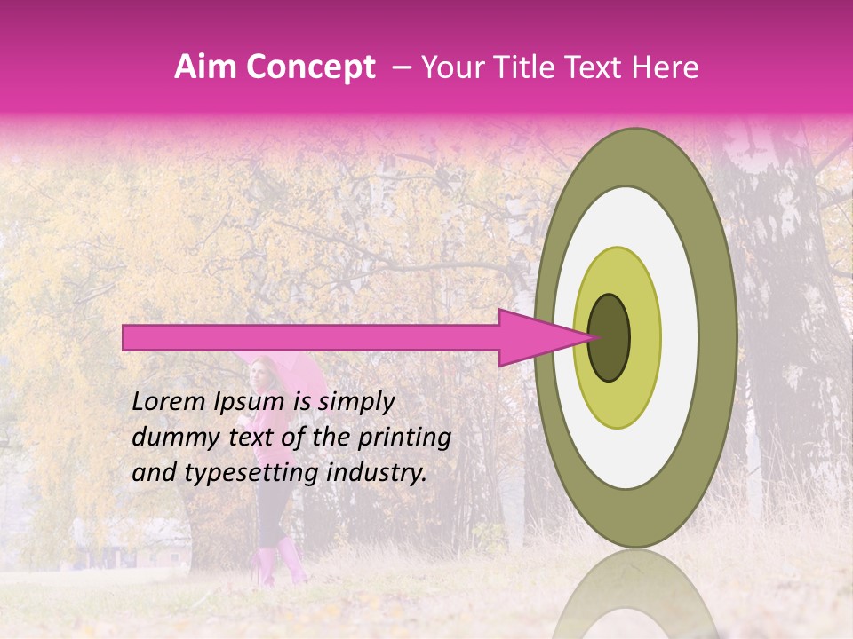 People Rear View One PowerPoint Template