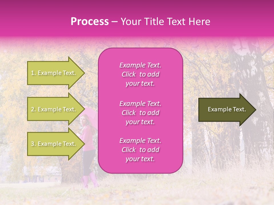People Rear View One PowerPoint Template