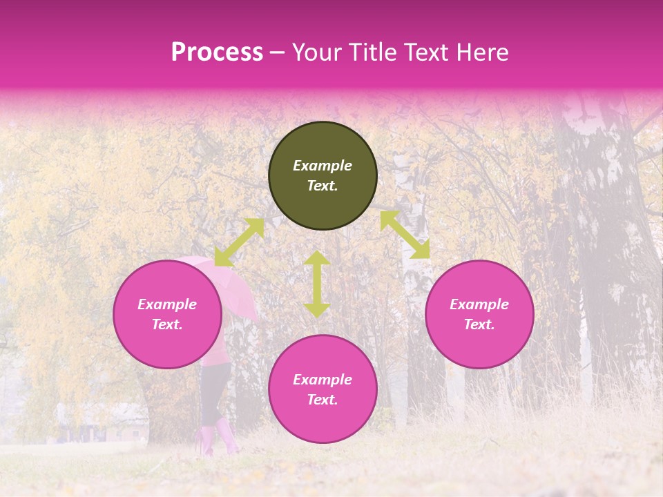 People Rear View One PowerPoint Template