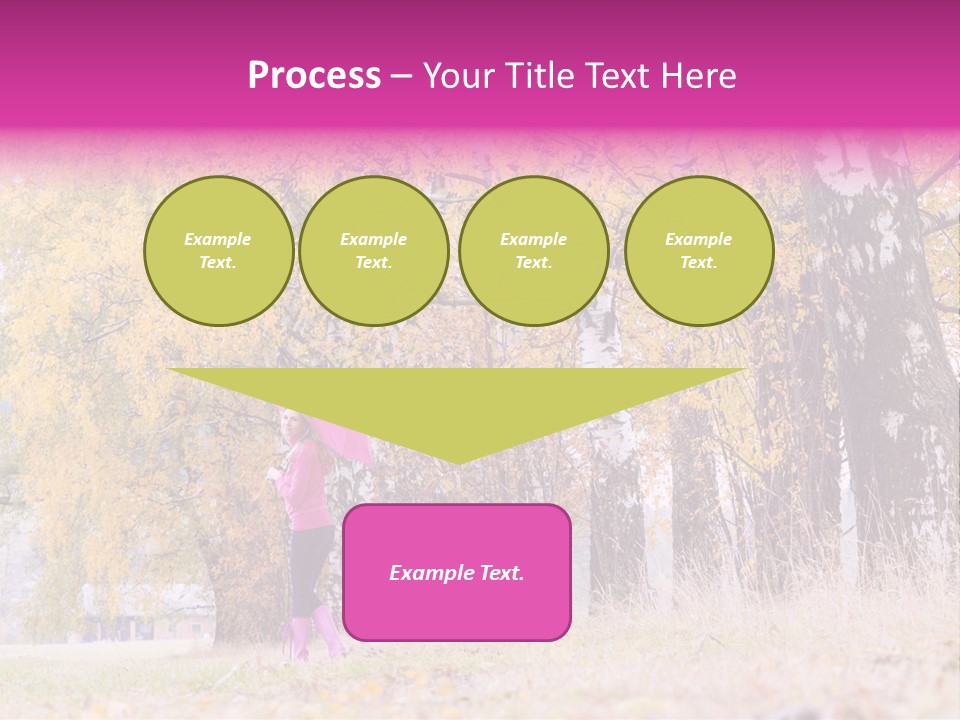 People Rear View One PowerPoint Template