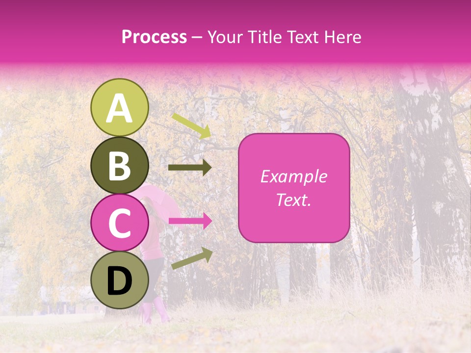 People Rear View One PowerPoint Template