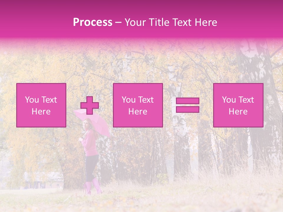 People Rear View One PowerPoint Template