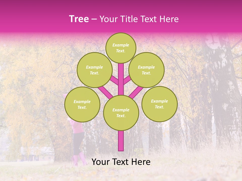 People Rear View One PowerPoint Template