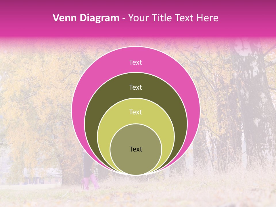 People Rear View One PowerPoint Template