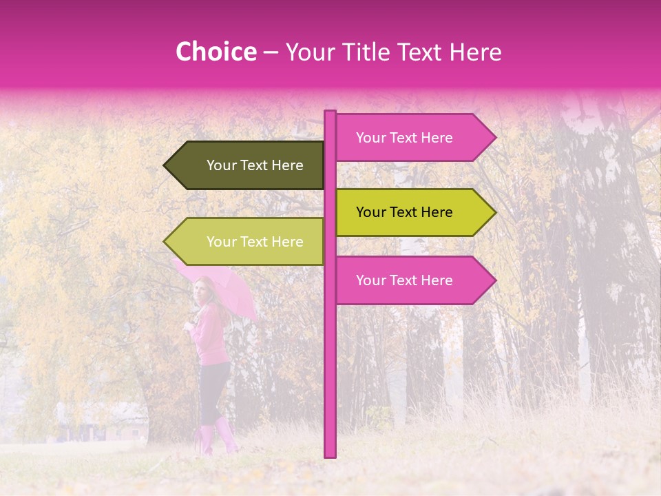 People Rear View One PowerPoint Template