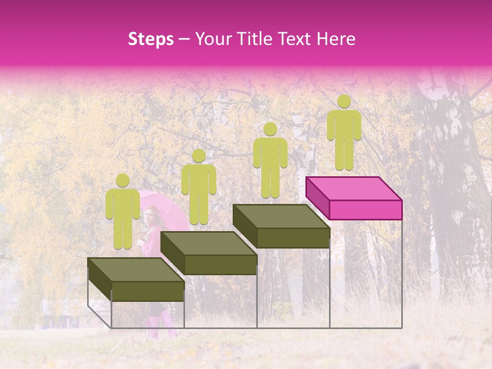 People Rear View One PowerPoint Template