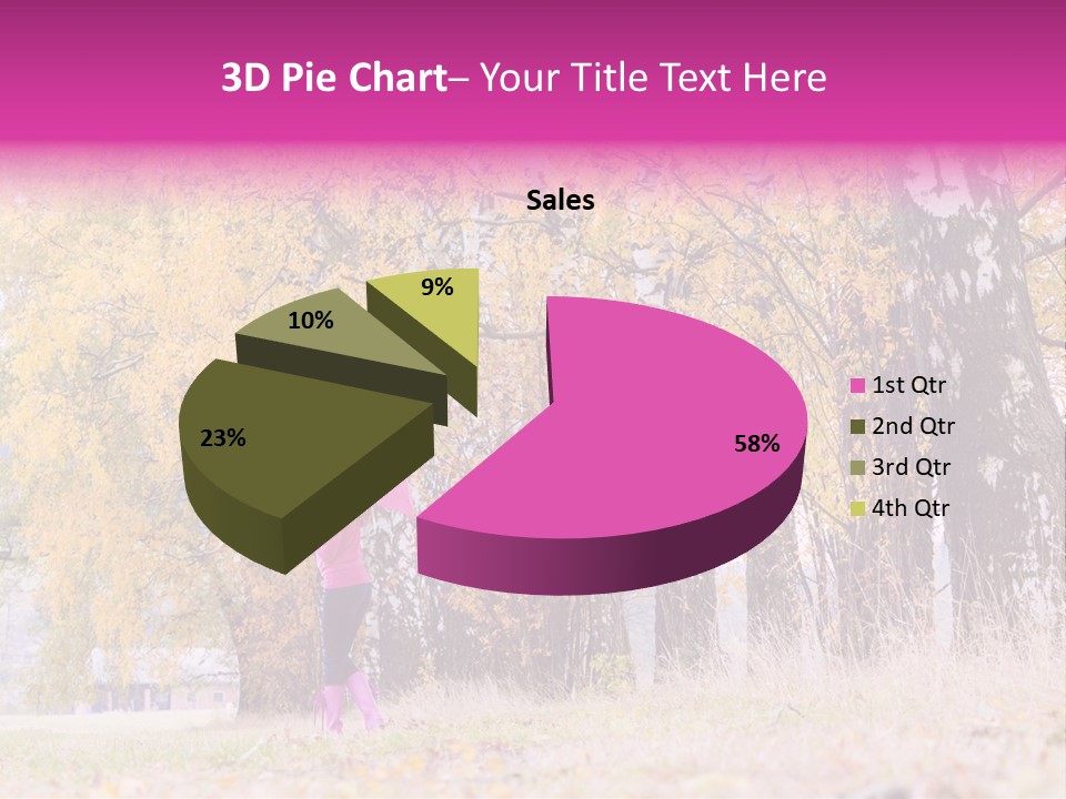 People Rear View One PowerPoint Template