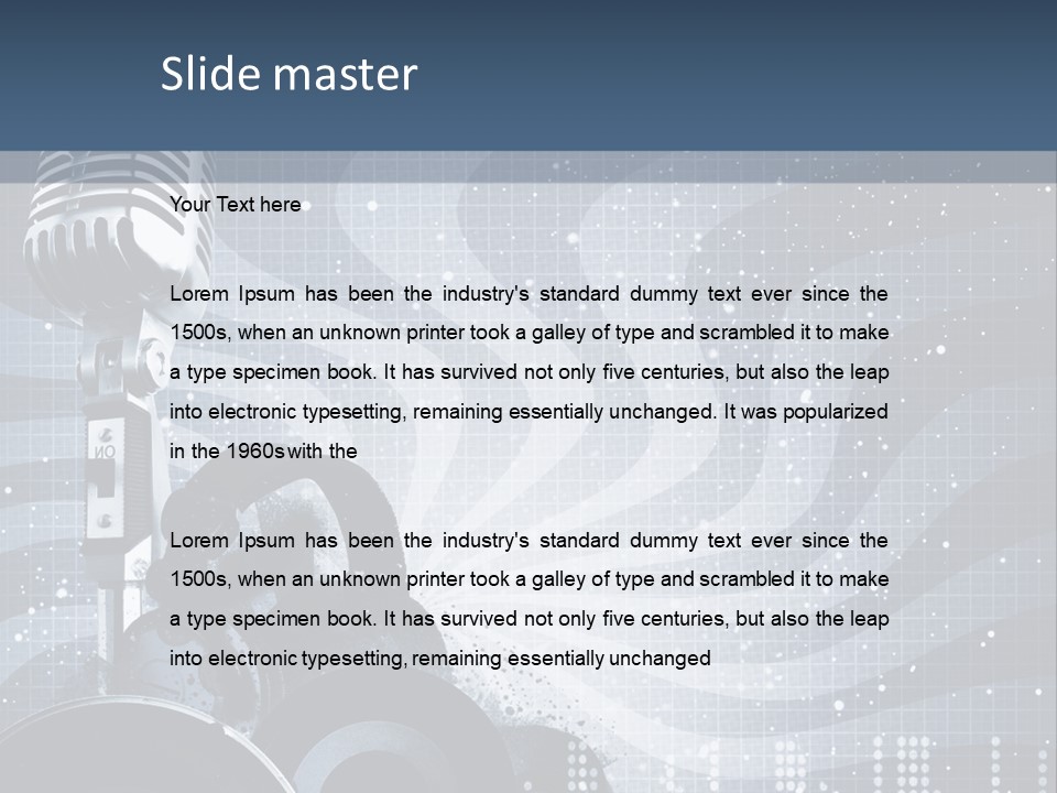 Air Equipment Retro PowerPoint Template