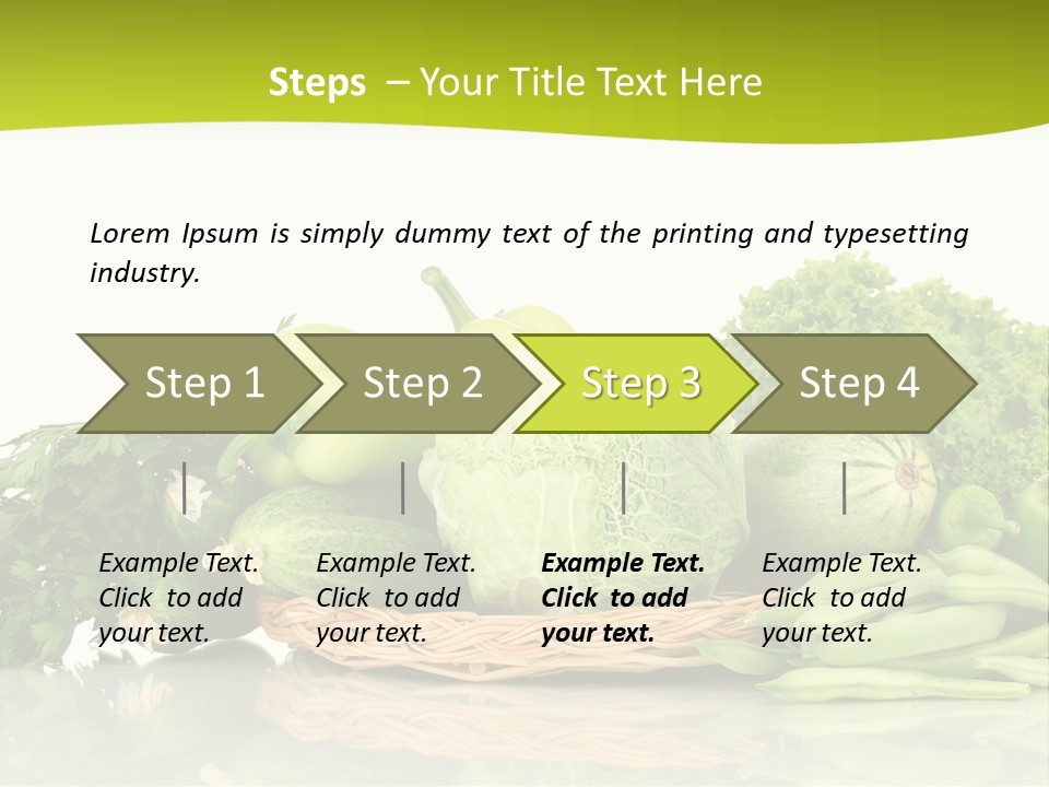 Lifestyle Lightweight Bean PowerPoint Template