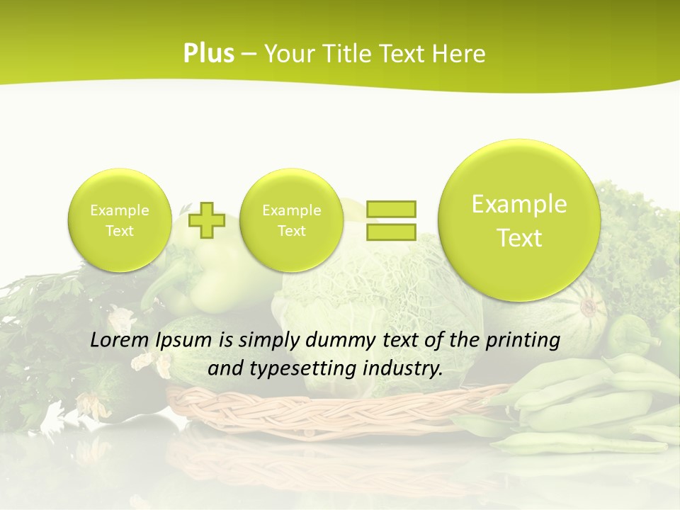 Lifestyle Lightweight Bean PowerPoint Template