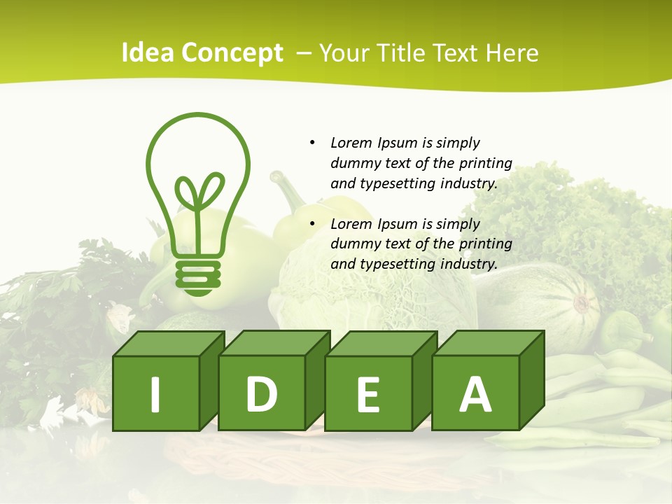 Lifestyle Lightweight Bean PowerPoint Template