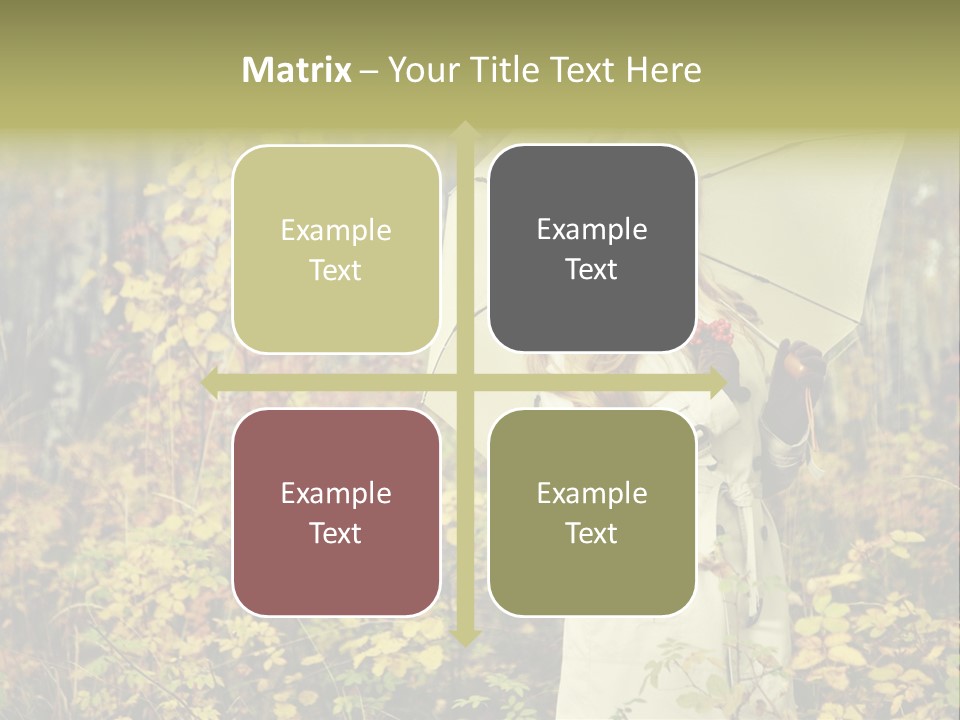 Female Posing Shine PowerPoint Template