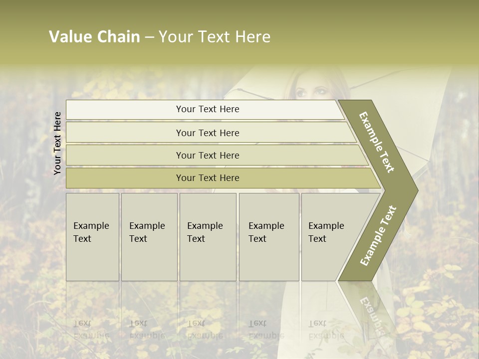 Female Posing Shine PowerPoint Template