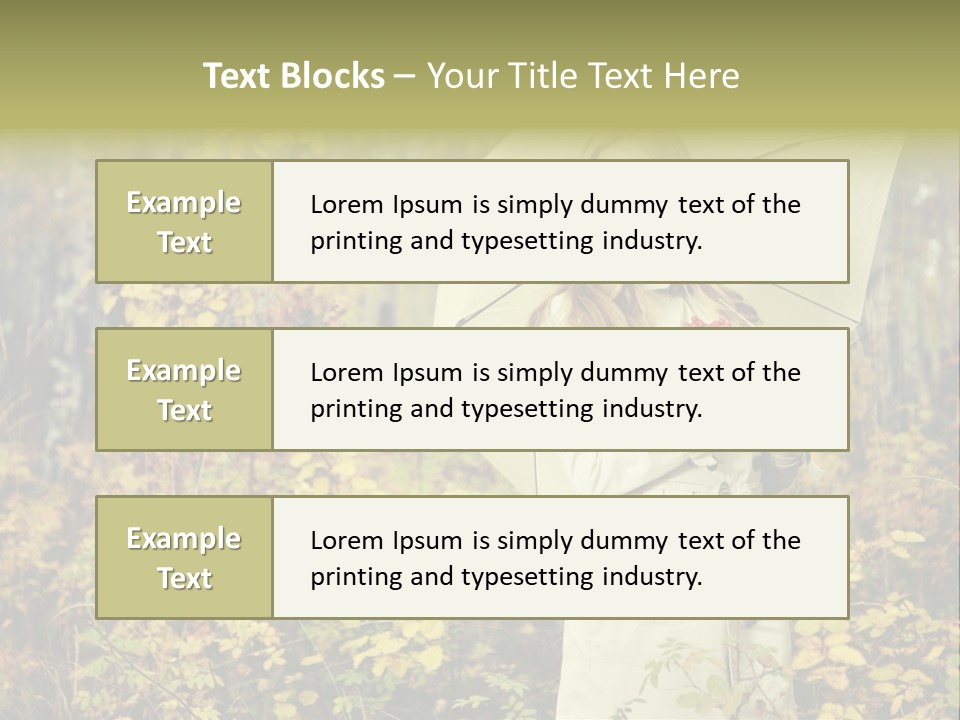 Female Posing Shine PowerPoint Template