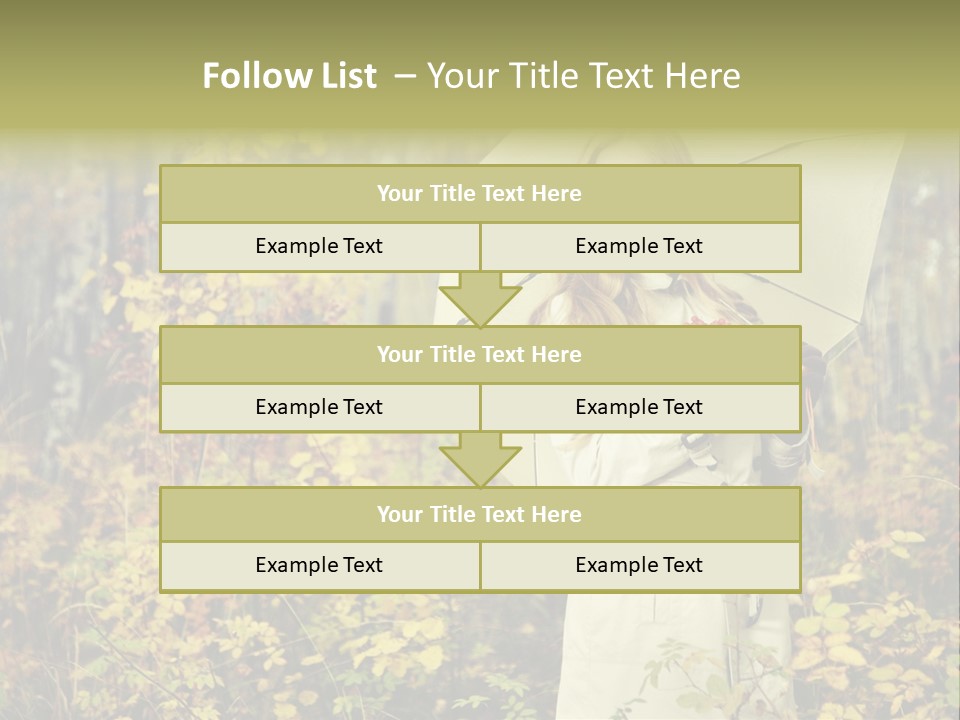 Female Posing Shine PowerPoint Template