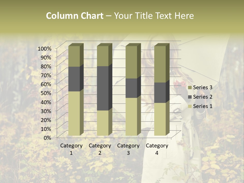 Female Posing Shine PowerPoint Template