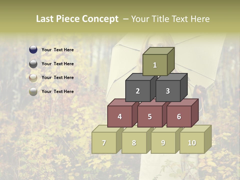 Female Posing Shine PowerPoint Template