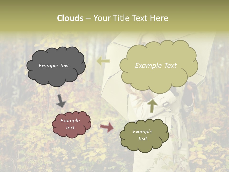 Female Posing Shine PowerPoint Template