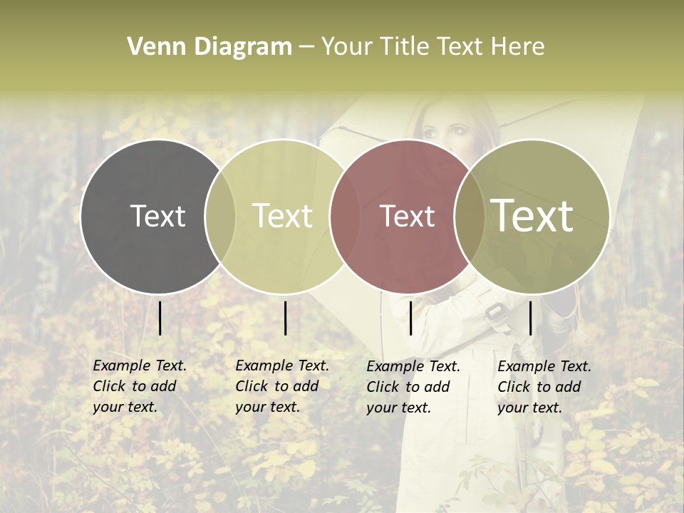 Female Posing Shine PowerPoint Template