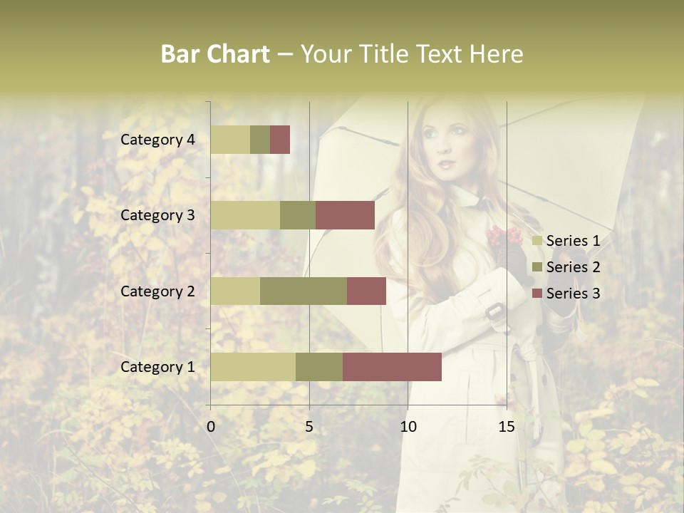 Female Posing Shine PowerPoint Template