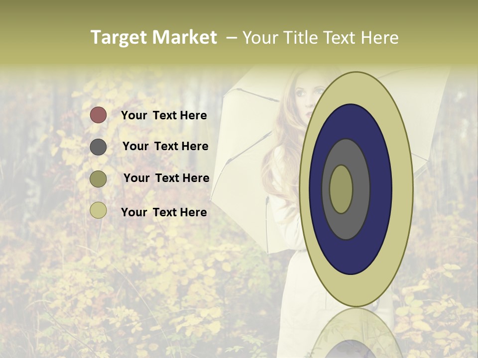 Female Posing Shine PowerPoint Template