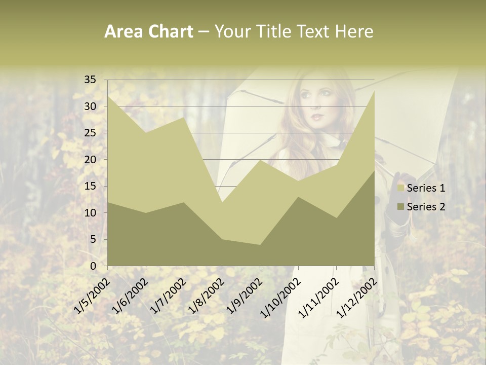 Female Posing Shine PowerPoint Template