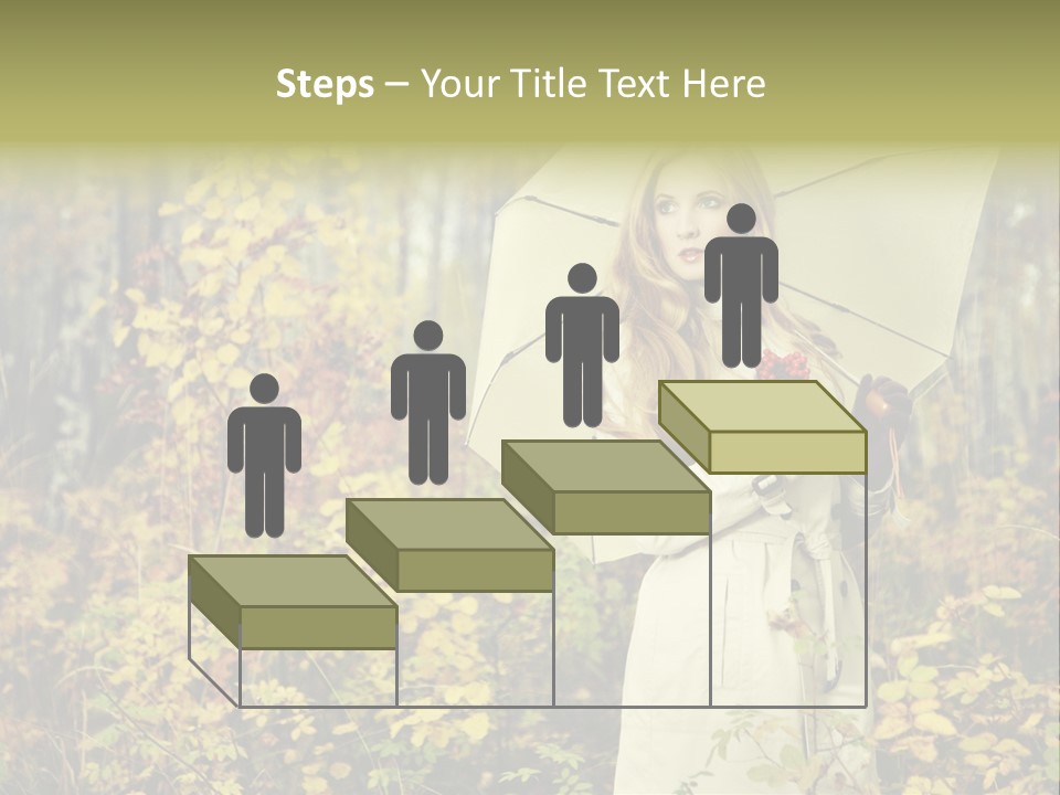 Female Posing Shine PowerPoint Template