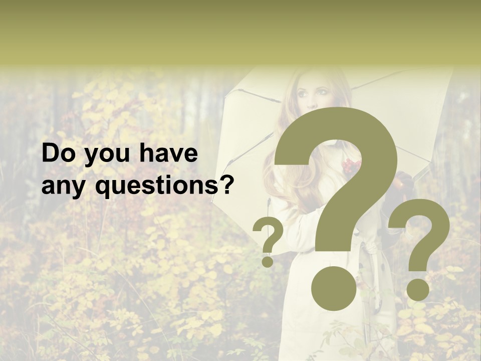 Female Posing Shine PowerPoint Template