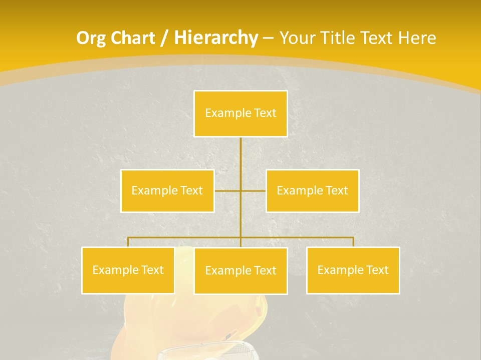 Work Wear Goggles Safety Helmet PowerPoint Template