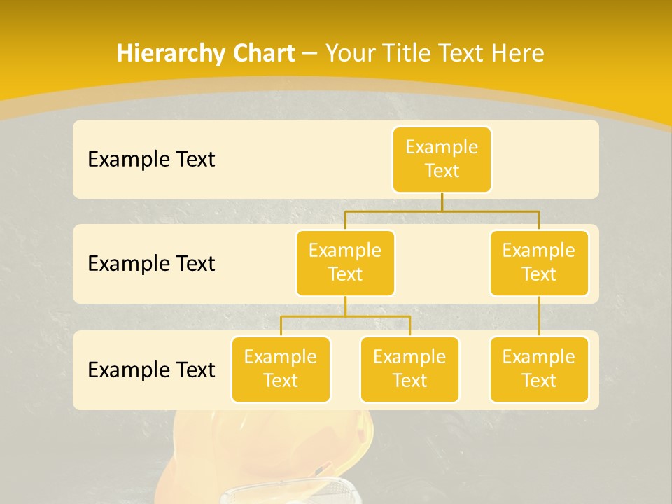 Work Wear Goggles Safety Helmet PowerPoint Template