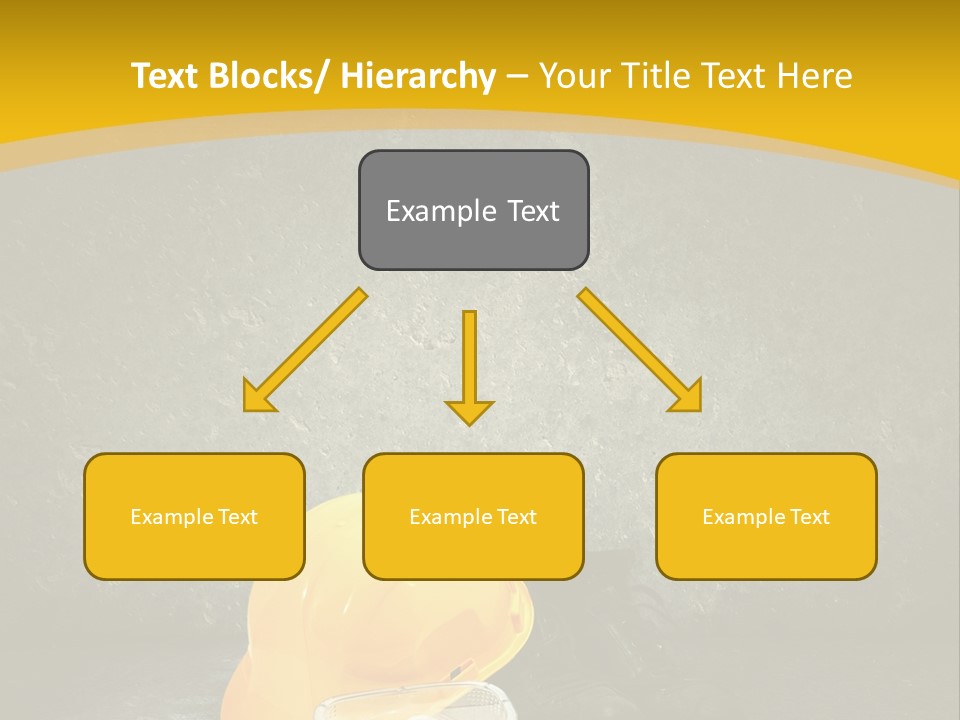 Work Wear Goggles Safety Helmet PowerPoint Template