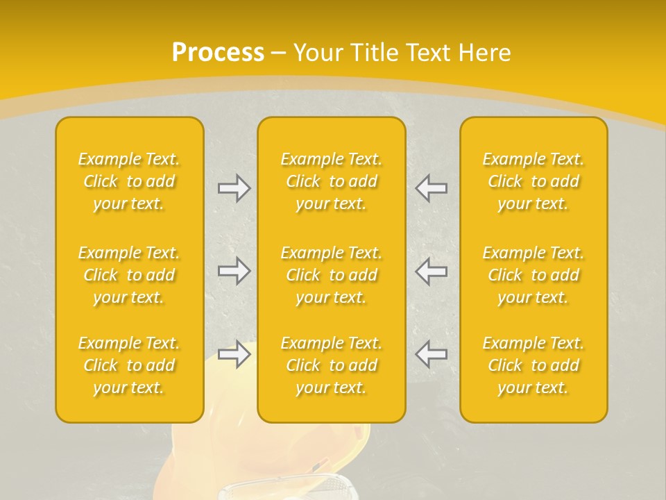 Work Wear Goggles Safety Helmet PowerPoint Template