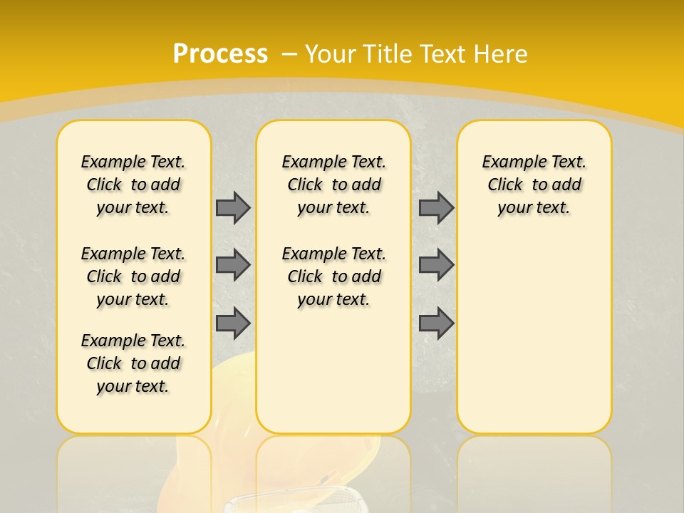 Work Wear Goggles Safety Helmet PowerPoint Template