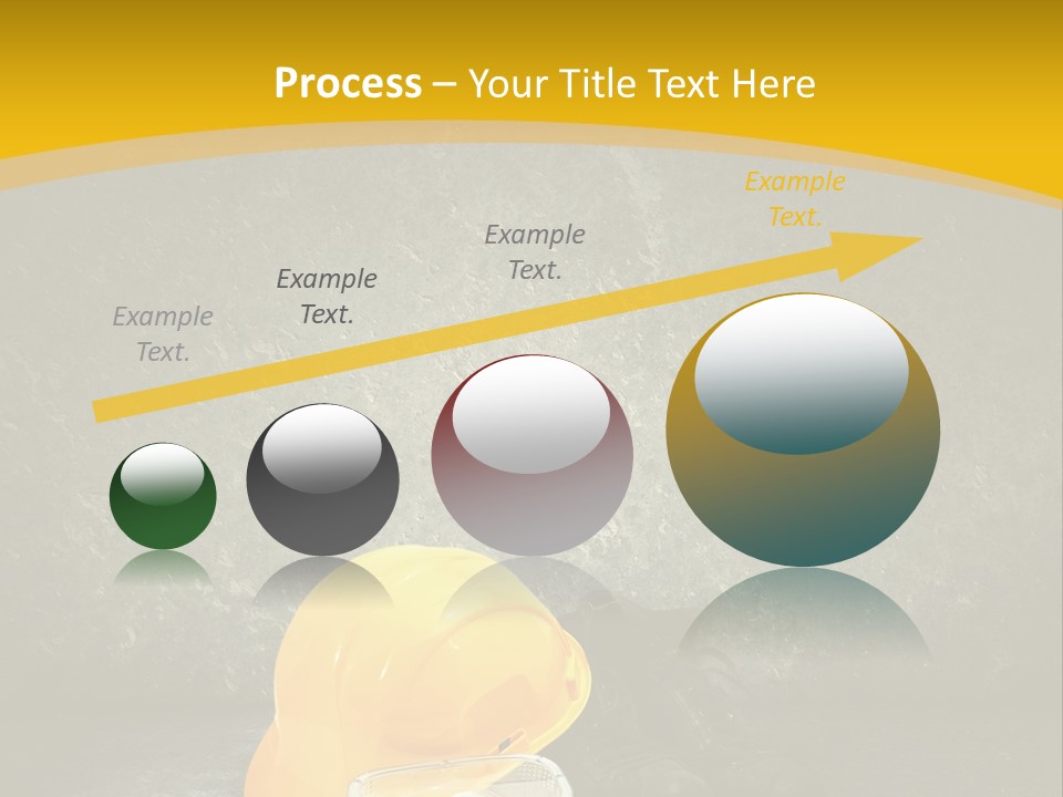 Work Wear Goggles Safety Helmet PowerPoint Template