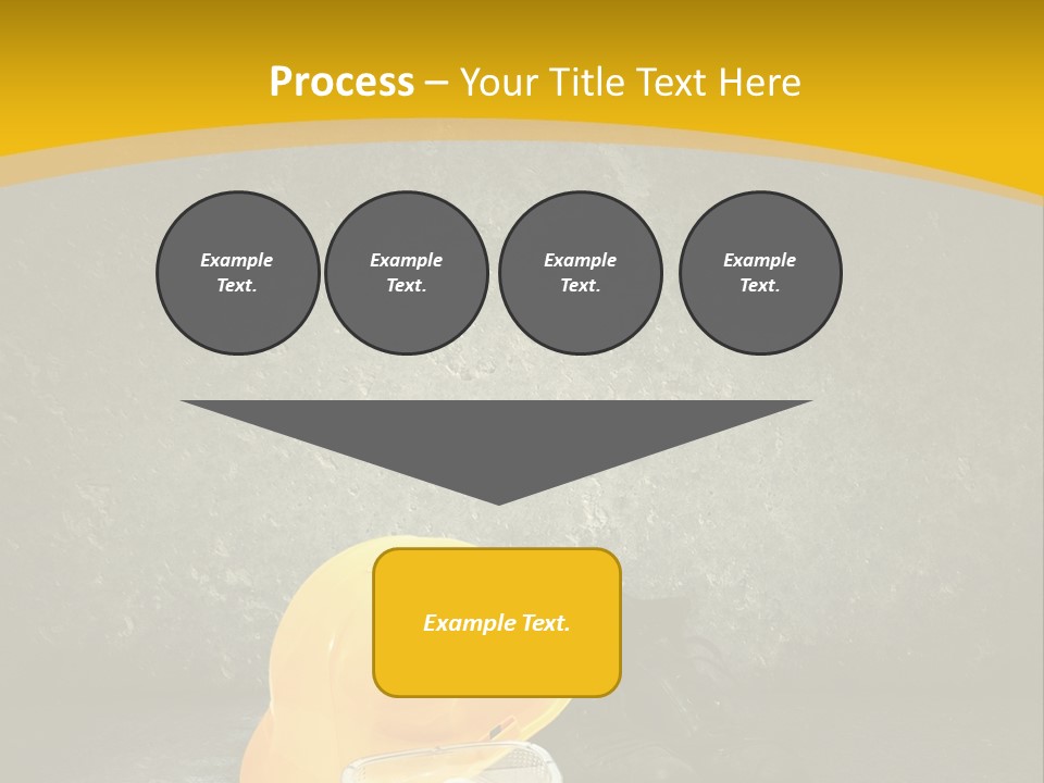 Work Wear Goggles Safety Helmet PowerPoint Template
