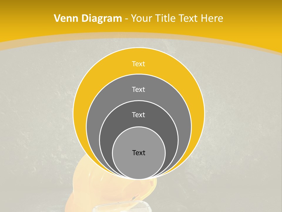 Work Wear Goggles Safety Helmet PowerPoint Template