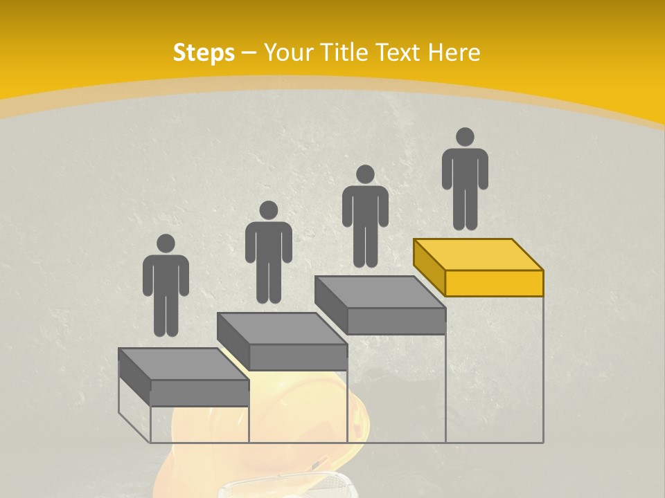Work Wear Goggles Safety Helmet PowerPoint Template