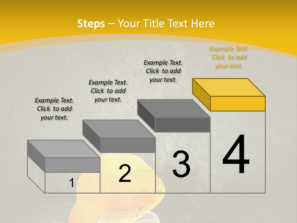 Work Wear Goggles Safety Helmet PowerPoint Template