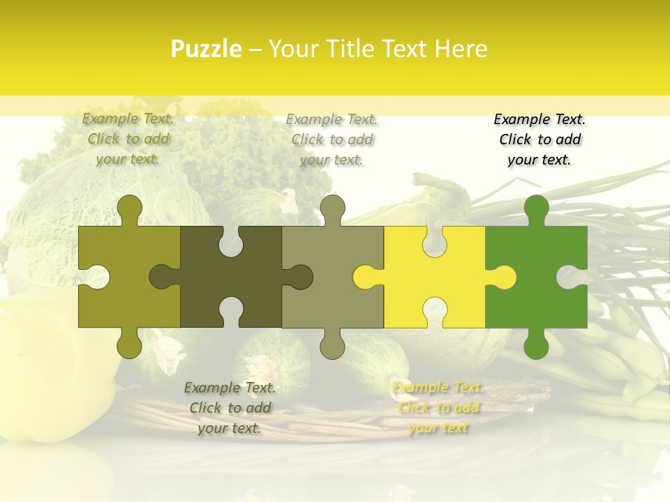 Food Meal Courgette PowerPoint Template