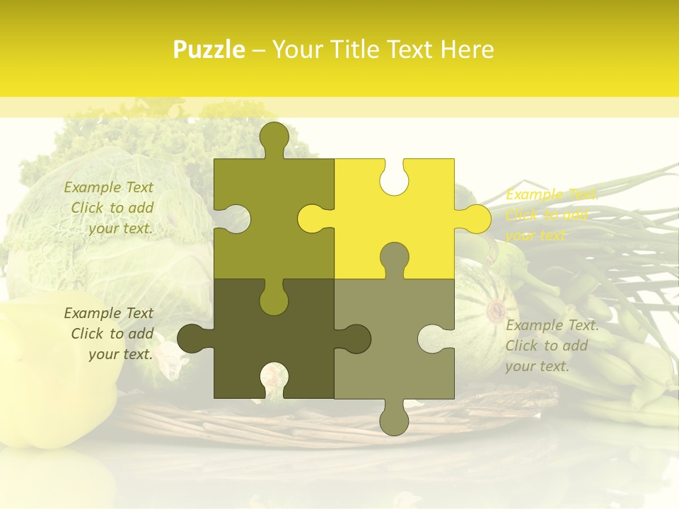 Food Meal Courgette PowerPoint Template